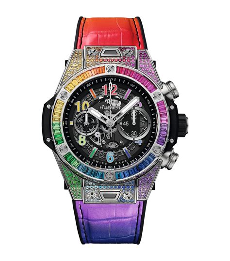 hublot unico rainbow black|Hublot big bang unico.